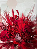 Bouquet rouge Rêve Rouge de la marque Rêves En Fleur avec des roses rouges fraîches et élégantes.